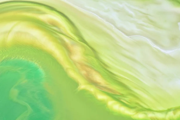 Mezcla Ligera Colores Verdes Fondo Creativo Impresión Artística Abstracta Manchas — Foto de Stock
