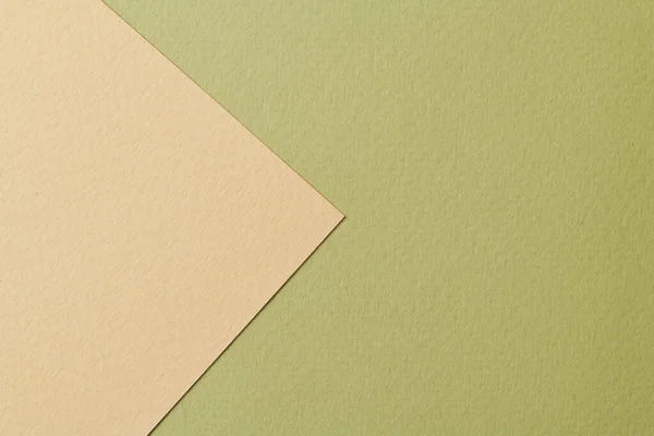 Ruvido Sfondo Carta Kraft Carta Texture Beige Colori Verdi Mockup — Foto Stock