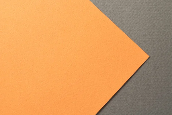 Fondo Papel Kraft Áspero Textura Papel Negro Color Naranja Mockup —  Fotos de Stock