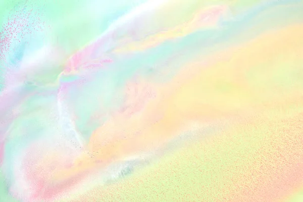 Leichte Mischung Von Farben Hintergrund Abstrakter Druck Aquarellflecken Ströme Von — Stockfoto