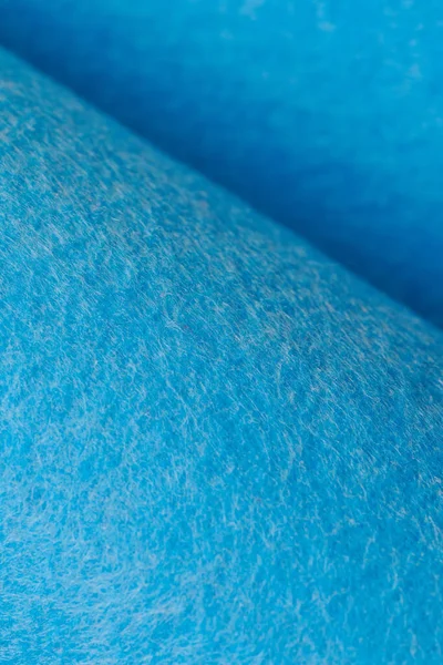 Soft Felt Textile Material Airy Blue Colors Colorful Texture Flap — Stok fotoğraf