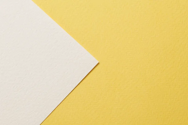 Rough Kraft Tło Papieru Tekstury Papieru Żółte Białe Kolory Makieta — Zdjęcie stockowe