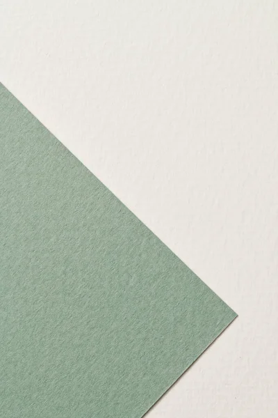 Rohes Kraftpapier Hintergrund Papierstruktur Weiß Grünen Farben Mockup Mit Kopierraum — Stockfoto