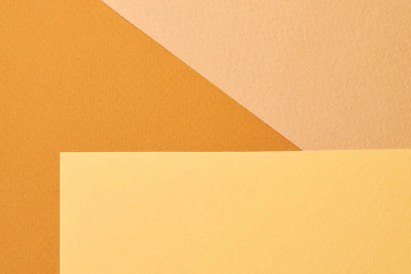 Hrubý Papír Kraft Pozadí Textura Papíru Různé Odstíny Oranžové Mockup — Stock fotografie
