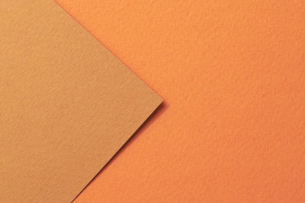 Ruvido Sfondo Carta Kraft Texture Carta Diverse Sfumature Arancione Mockup — Foto Stock