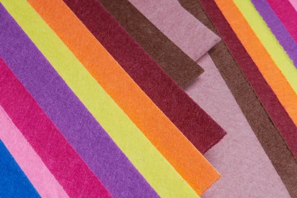Multi Colored Soft Felt Textile Material Colorful Patchwork Texture Fabric — Foto de Stock