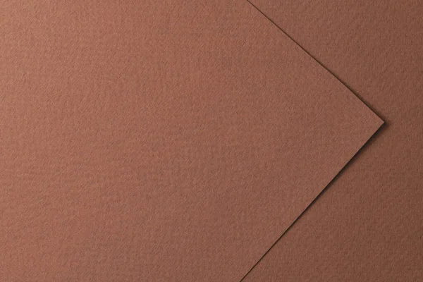 Ruwe Kraftpapier Stukken Achtergrond Geometrische Monochrome Papier Textuur Bruine Kleur — Stockfoto