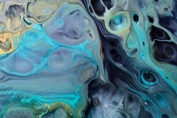 Cairan Seni Latar Belakang Abstrak Tekstur Marmer Berwarna Warni Noda — Stok Foto
