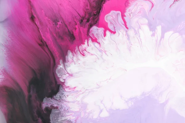Streszczenie Sztuki Cieczy Tła Plamy Plamy Farb Różowy Tusz Alkoholowy — Zdjęcie stockowe
