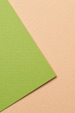 Kaba Kraft kağıt arka plan, kağıt desenli bej yeşil renkler. Metin için kopyalama alanı olan bir model