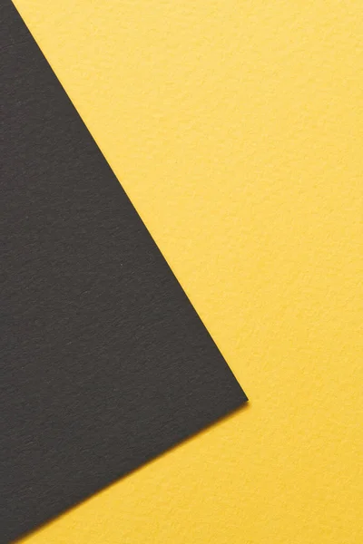 Kabataslak Kağıt Arka Plan Kağıt Desenli Siyah Sarı Renkler Metin — Stok fotoğraf
