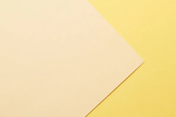 Ruvido Sfondo Carta Kraft Carta Texture Giallo Beige Colori Mockup — Foto Stock