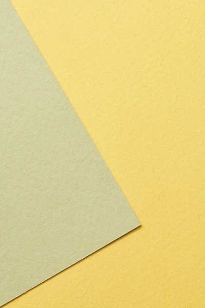 Ruvido Sfondo Carta Kraft Carta Texture Giallo Verde Colori Mockup — Foto Stock