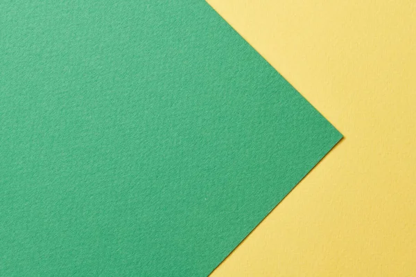 Fondo Papel Kraft Áspero Textura Papel Color Verde Amarillo Mockup —  Fotos de Stock