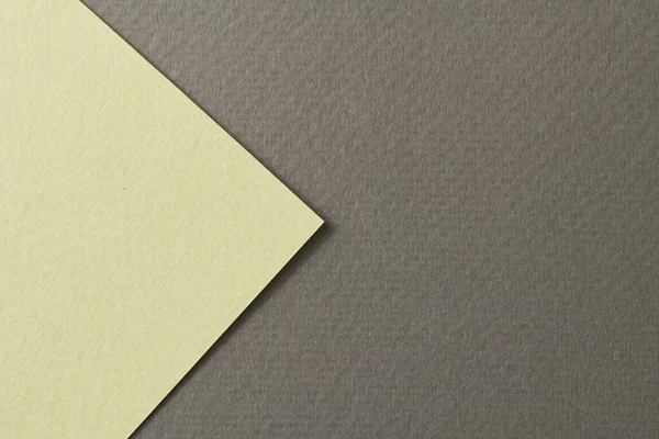 Ruvido Sfondo Carta Kraft Texture Carta Colori Nero Verde Mockup — Foto Stock