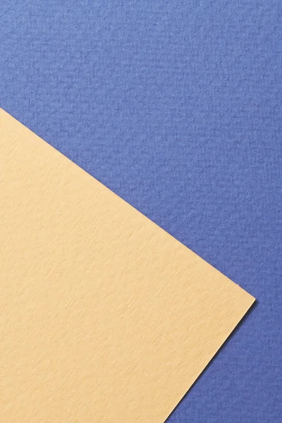 Ruvido Sfondo Carta Kraft Carta Texture Blu Beige Colori Mockup — Foto Stock