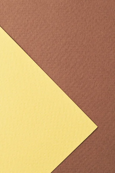 Fondo Papel Kraft Áspero Textura Papel Color Amarillo Marrón Mockup — Foto de Stock