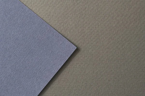 Rough kraft paper background, paper texture black blue colors. Mockup with copy space for text