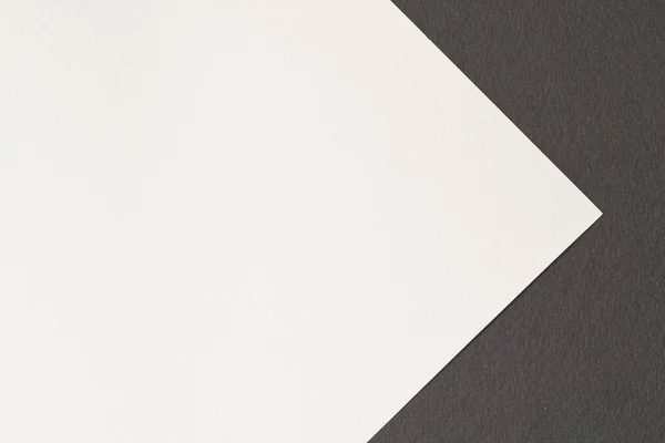 Rough Kraft Tło Papieru Tekstury Papieru Czarne Białe Kolory Makieta — Zdjęcie stockowe