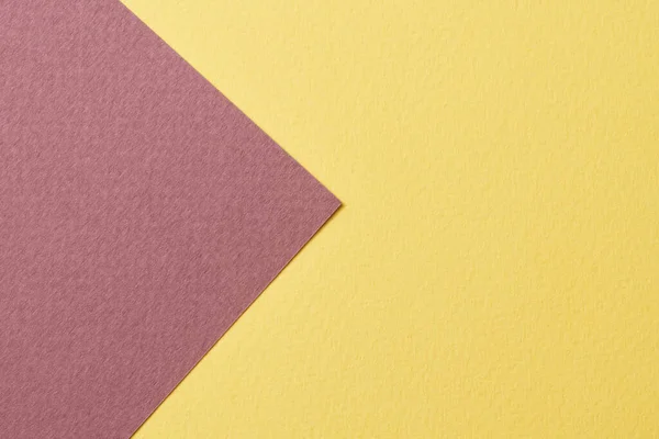 Rohes Kraftpapier Hintergrund Papierstruktur Bordeauxgelben Farben Mockup Mit Kopierraum Für — Stockfoto