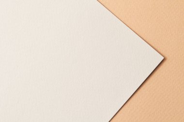 Kabataslak kağıt arka plan, kağıt desenli bej beyaz renkler. Metin için kopyalama alanı olan bir model