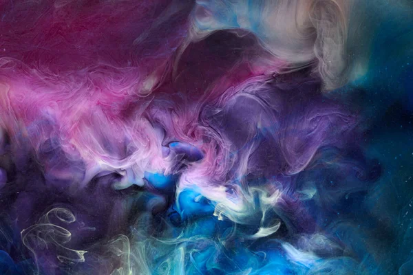 Πολύχρωμο Φόντο Ρευστή Τέχνη Αντίθεση Έκρηξη Μελάνης Μπογιάς Αφηρημένο Μοντέλο — Φωτογραφία Αρχείου