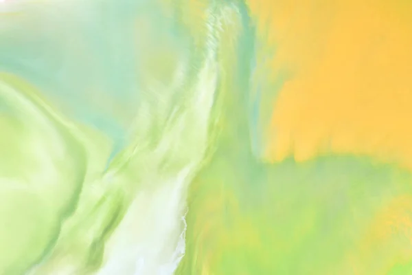 Lichtmix Van Groene Kleuren Creatieve Achtergrond Abstracte Kunstdruk Aquarelvlekken Vlekken — Stockfoto