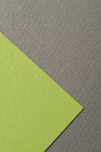 stock image Rough kraft paper background, paper texture black green colors. Mockup with copy space for text