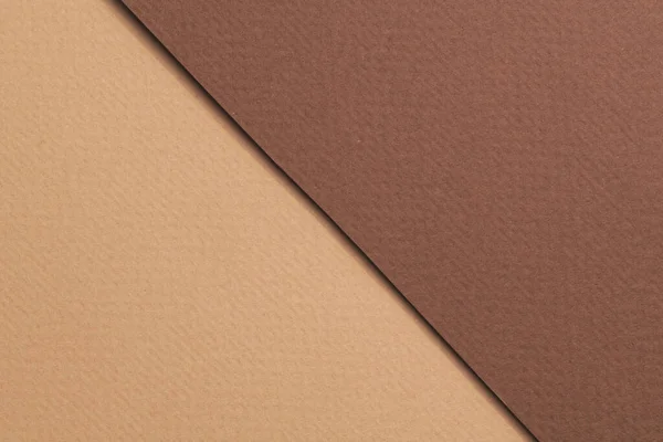 Hrubý Papír Kraft Pozadí Papírové Textury Různé Odstíny Hnědé Mockup — Stock fotografie