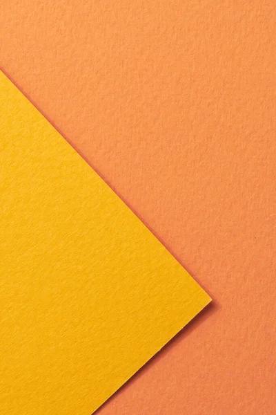 Fondo Papel Kraft Áspero Textura Papel Color Amarillo Anaranjado Mockup — Foto de Stock