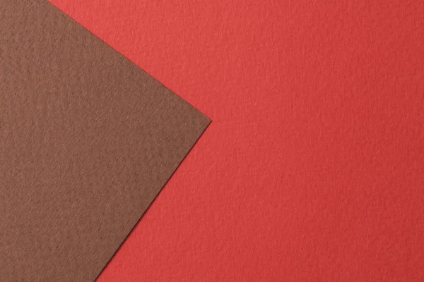 Rough kraft paper background, paper texture red brown colors. Mockup with copy space for text
