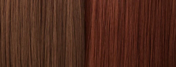 Yakın Çekim Deseni Renkli Saç Seti Arkaplan Iplikçiklerinin Tonlanmış Farklı — Stok fotoğraf