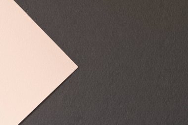 Kaba Kraft kağıt arkaplan, kağıt desenli siyah fildişi renkleri. Metin için kopyalama alanı olan bir model