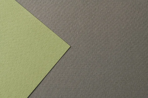 Rohes Kraftpapier Hintergrund Papierstruktur Schwarz Grünen Farben Mockup Mit Kopierraum — Stockfoto