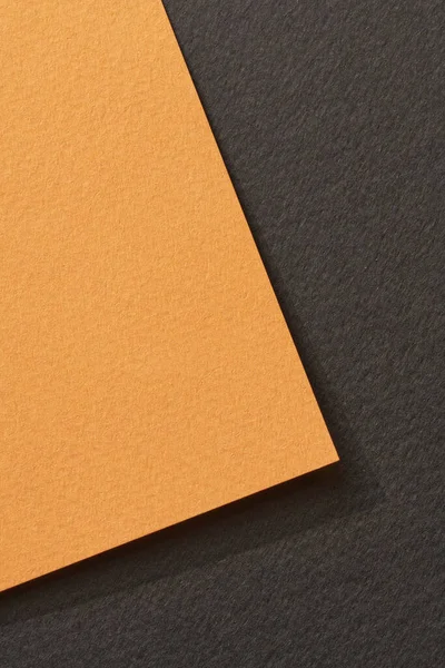 Kabataslak Kağıt Arka Plan Kağıt Desenli Siyah Turuncu Renkler Metin — Stok fotoğraf