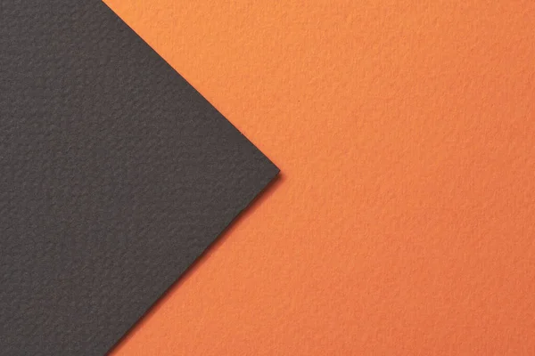 Rough Kraft Paper Background Paper Texture Black Orange Colors Mockup — Stock Photo, Image