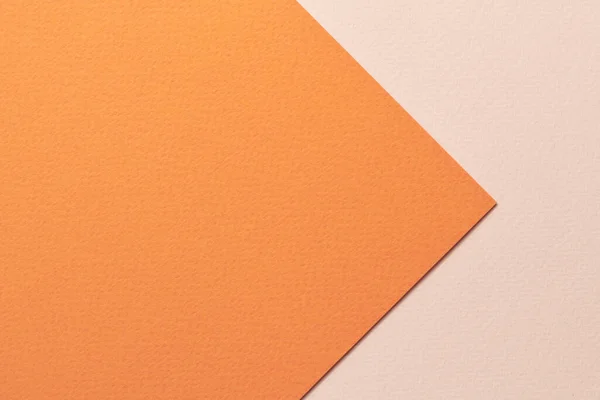 Durva Kraft Papír Háttér Papír Textúra Narancs Bézs Színek Mockup — Stock Fotó