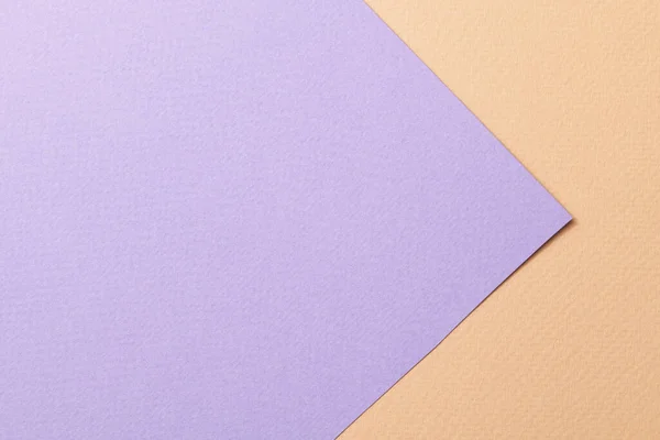 Rough kraft paper background, paper texture beige lilac colors. Mockup with copy space for text
