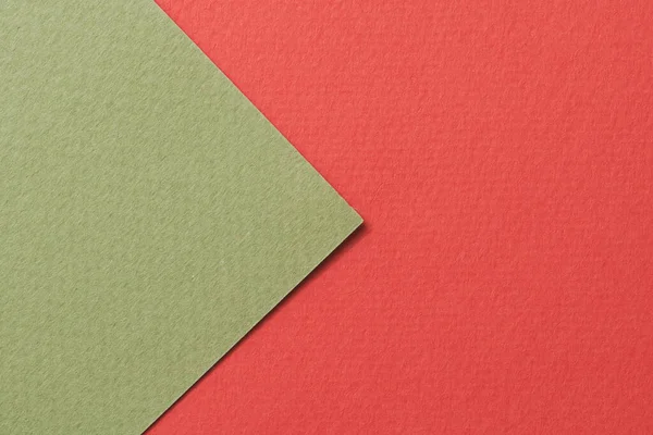 Fondo Papel Kraft Áspero Textura Papel Colores Verdes Rojos Mockup — Foto de Stock
