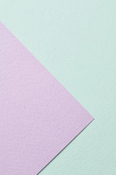 Rough kraft paper background, paper texture mint lilac colors. Mockup with copy space for text