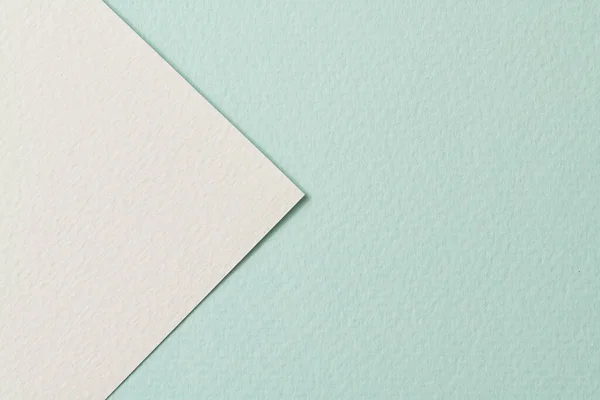 stock image Rough kraft paper background, paper texture mint white colors. Mockup with copy space for text