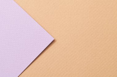 Kabataslak kağıt arka plan, kağıt desenli bej eflatun renkler. Metin için kopyalama alanı olan bir model