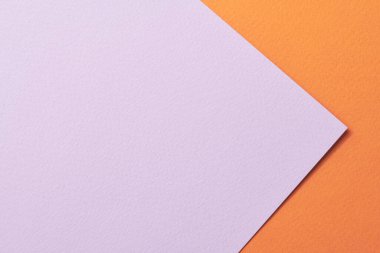 Kabataslak kağıt arka plan, kağıt desenli turuncu leylak renkleri. Metin için kopyalama alanı olan bir model