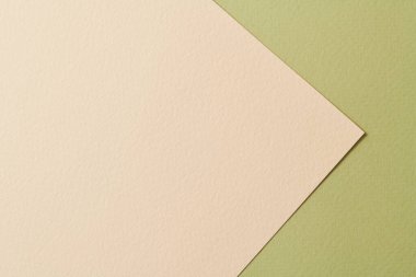 Kaba Kraft kağıt arkaplan, kağıt desenli yeşil bej renkler. Metin için kopyalama alanı olan bir model