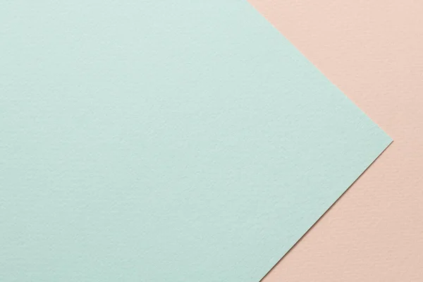 Rohes Kraftpapier Hintergrund Papier Textur Mint Beige Farben Mockup Mit — Stockfoto