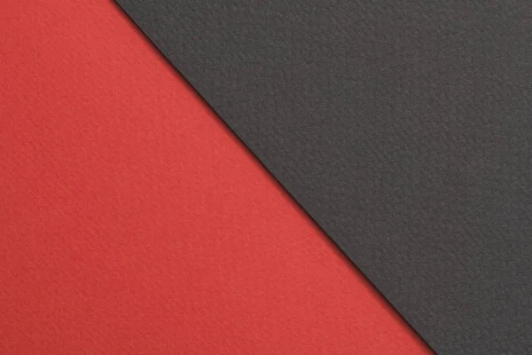 Rohes Kraftpapier Hintergrund Papierstruktur Schwarz Rot Farben Mockup Mit Kopierraum — Stockfoto