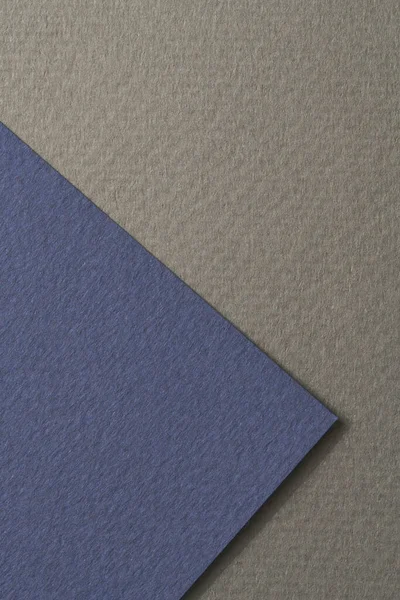 ラフなクラフト紙の背景 紙の質感黒青の色 テキストのコピースペースを持つモックアップ — ストック写真
