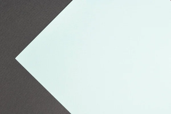 Rohes Kraftpapier Hintergrund Papier Textur Mint Schwarzen Farben Mockup Mit — Stockfoto