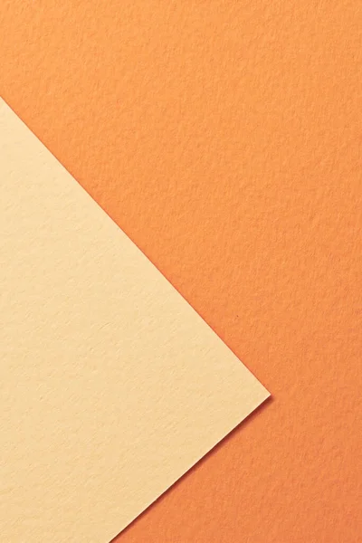 Rohes Kraftpapier Hintergrund Papierstruktur Orange Beige Farben Mockup Mit Kopierraum — Stockfoto