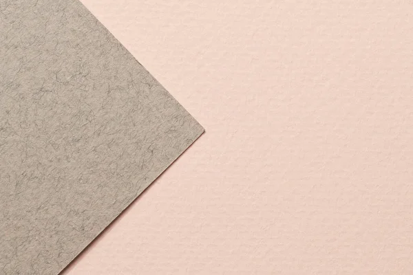 Rough kraft paper background, paper texture beige gray colors. Mockup with copy space for text